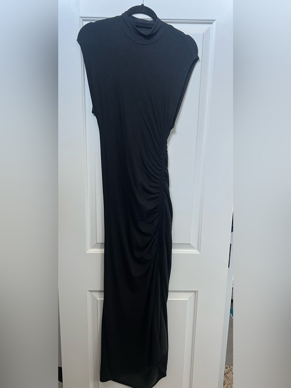 Anthropologie Classic Black Ruched Women’s Dress